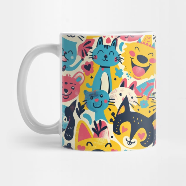 Eclectic Happy Pets and Nature Pattern by star trek fanart and more